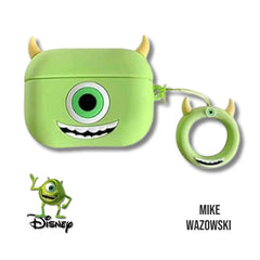 Funda Protectora AirPods Pro Mike Wazowski + Ruedita