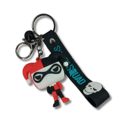 Llavero o Colgante Mochila Cute Harley Quinn Traje Angulo Izquierdo