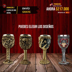 Promoción 2: Copas de Vino x 4