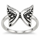 Anillo Mariposa Plateada