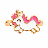 Anillo Unicornio Salntando