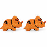 Aretes Dinosaurio Triceratops