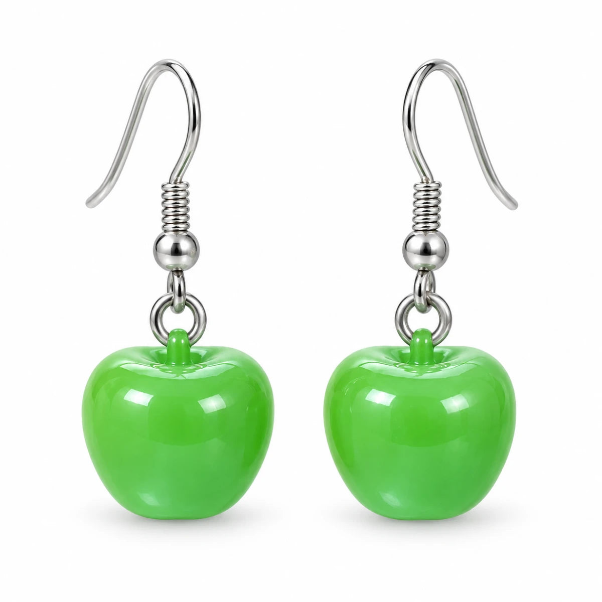 Aretes Manzana Verde