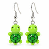 Aretes Tortuga Verde