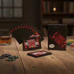 Baraja de Cartas Roja de Lujo