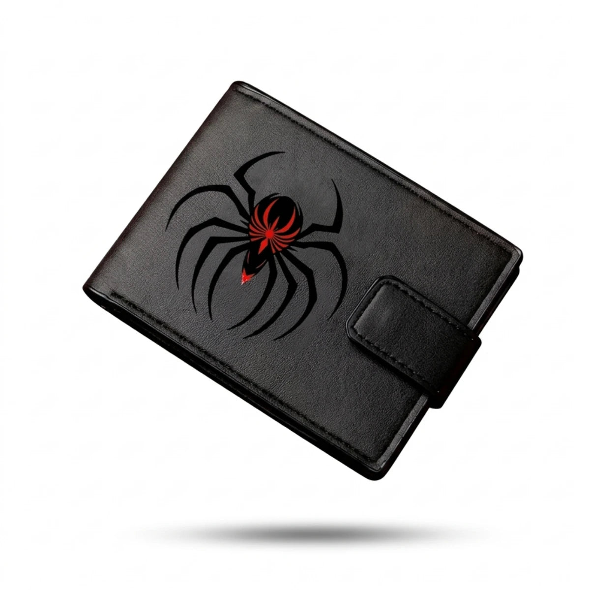 Billetera Viuda Negra con Broche