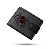 Billetera Viuda Negra con Broche