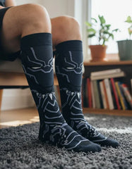 Calcetines Largos Pantera Negra