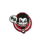 Chapa o Hebilla para Correa Joker Color Rojo y Blanco