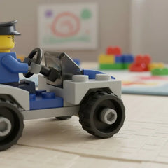 Coche de Policía Espía Serie Ciudad Tipo Lego