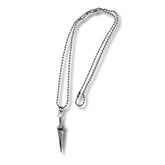 Collar Dragon Dagger Naruto Plateado