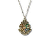 Collar Metálico Escudo Hogwarts Relieve Antiguo