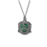Collar Metálico Escudo Slytherin Relieve Antiguo