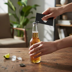 Destapador Carta Póker Negra