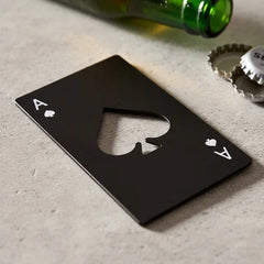 Destapador Carta Póker Negra