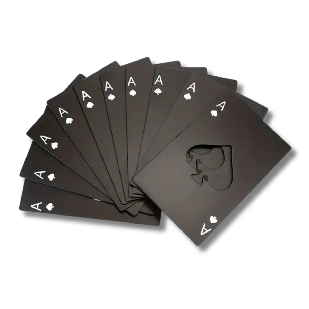 Destapador Carta Póker Negra StarkGeek