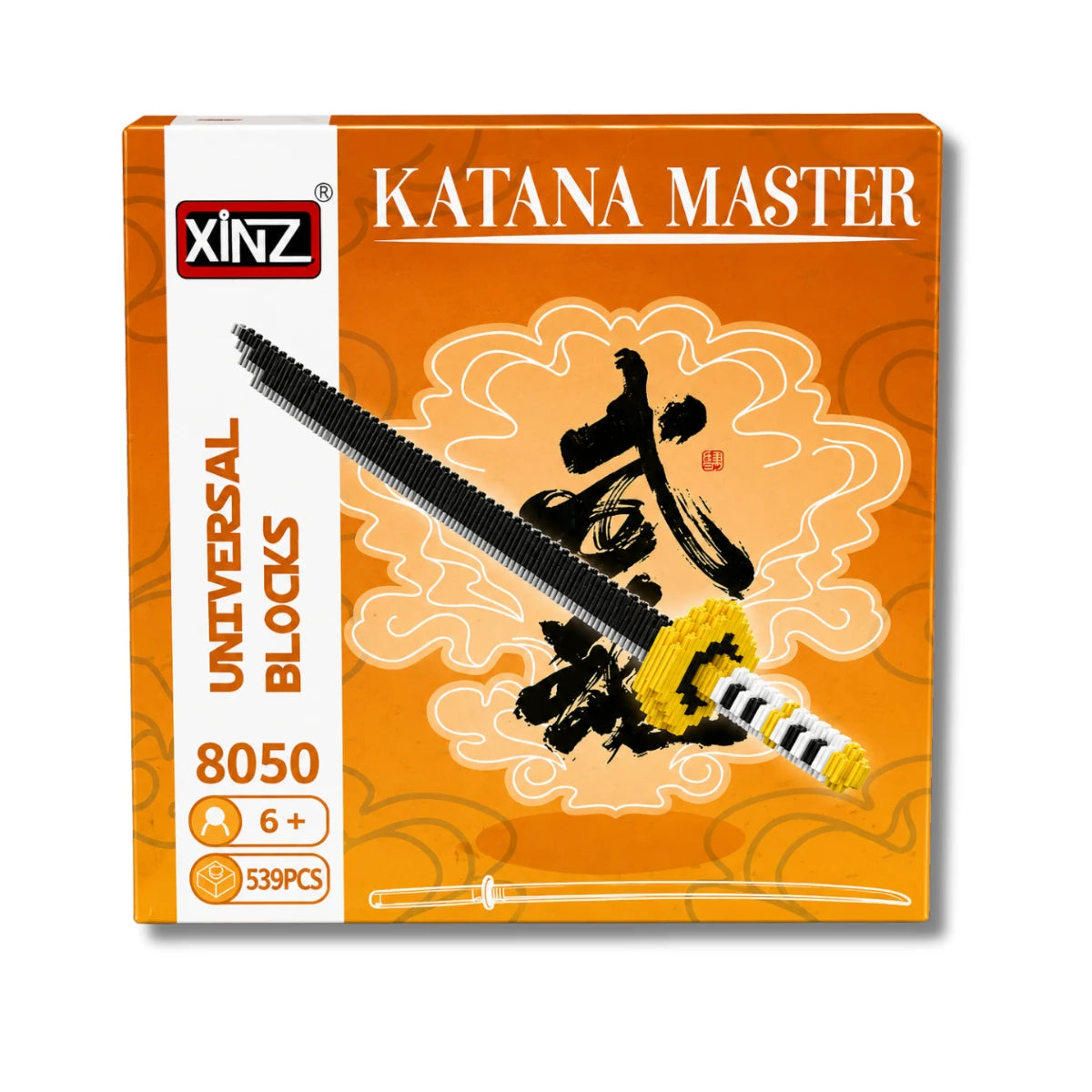 Espada Katana Zenitsu Agatsuma Armable Mini Bloques