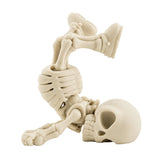 Figura 3D Esqueleto Humano Parado de Cabeza 9.9 cm