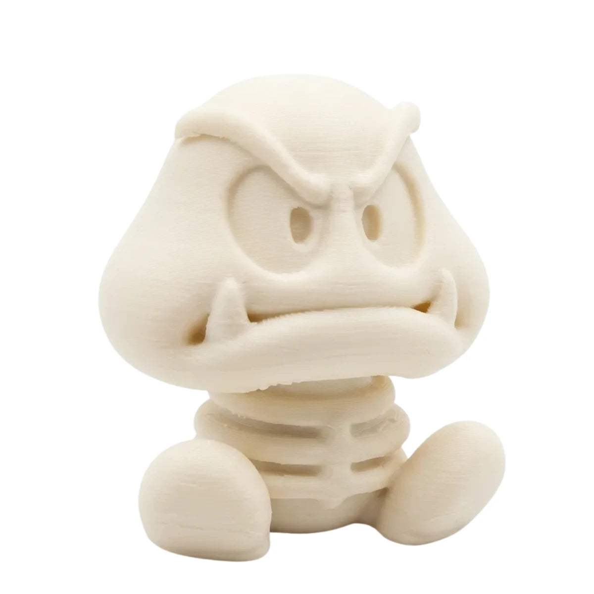 Figura 3D Goomba Esqueleto Fósil 6 cm