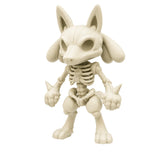 Figura 3D Lucario Esqueleto Fósil 5.8 cm