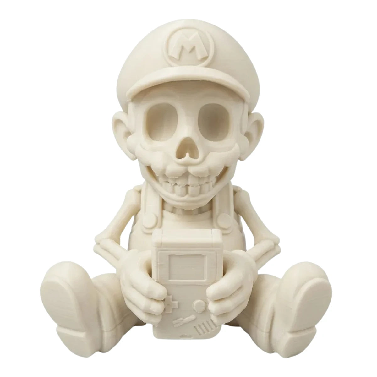 Figura 3D Mario Esqueleto Fósil Game Boy 10.3 cm