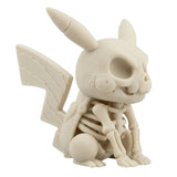 Figura 3D Pikachu Esqueleto Fósil 8.2 cm