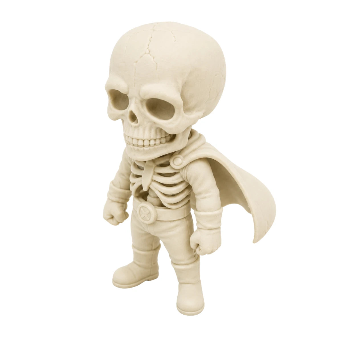 Figura 3D Saitama Esqueleto Fósil 10 cm