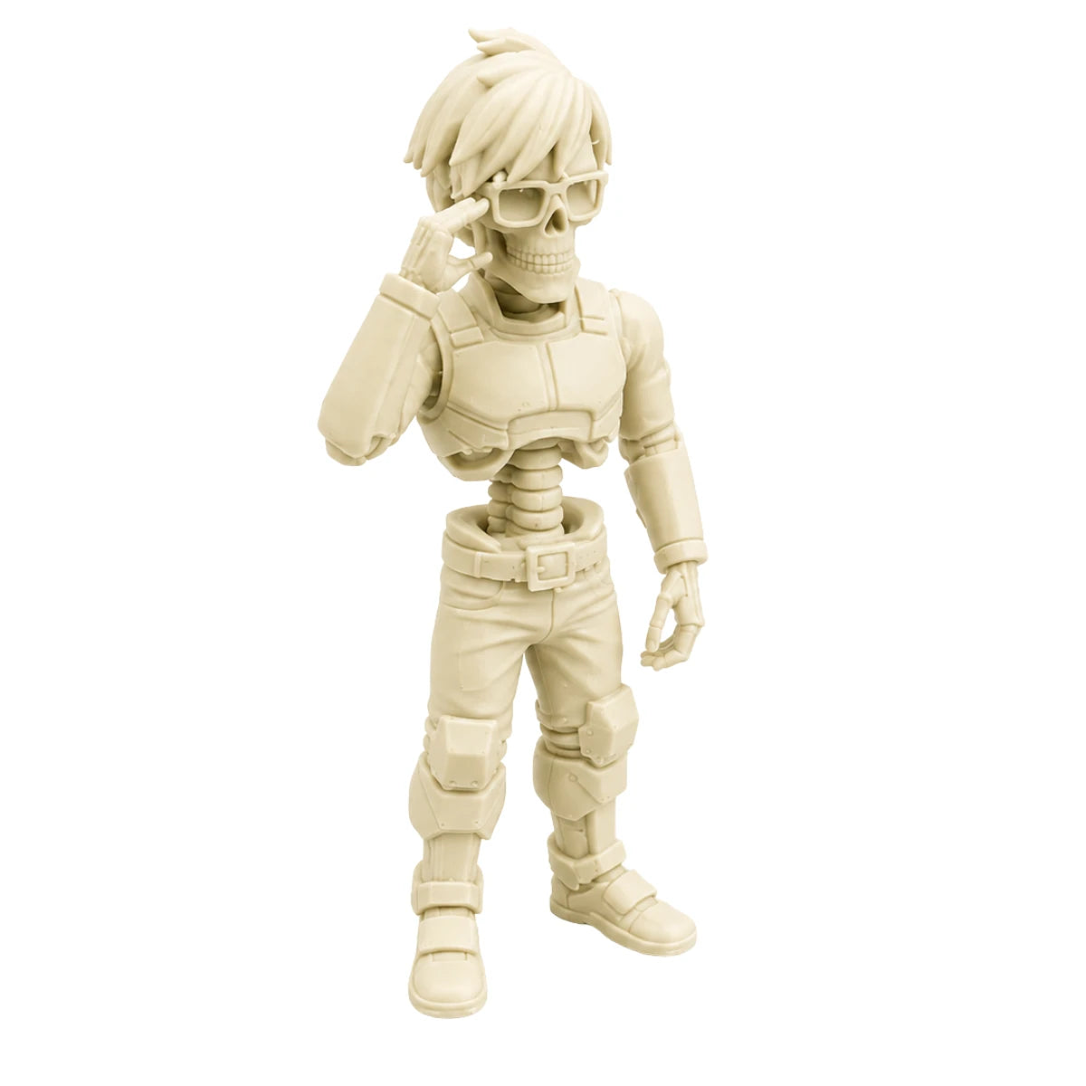 Figura 3D Tenya Iida Esqueleto Fósil 11.3 cm