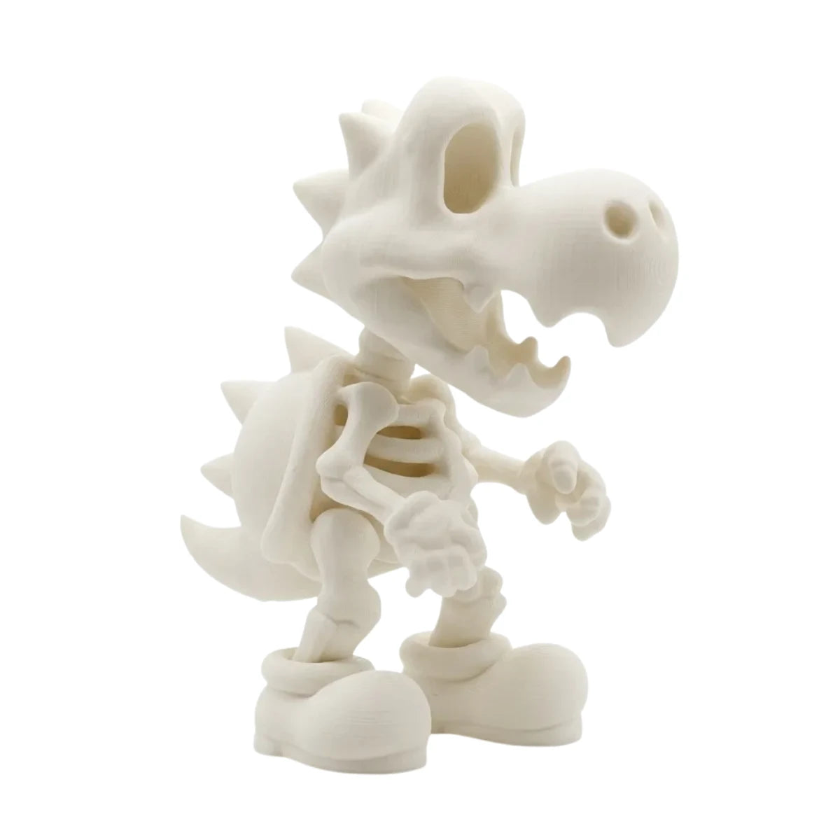 Figura 3D Yoshi Esqueleto Fósil 11.8 cm