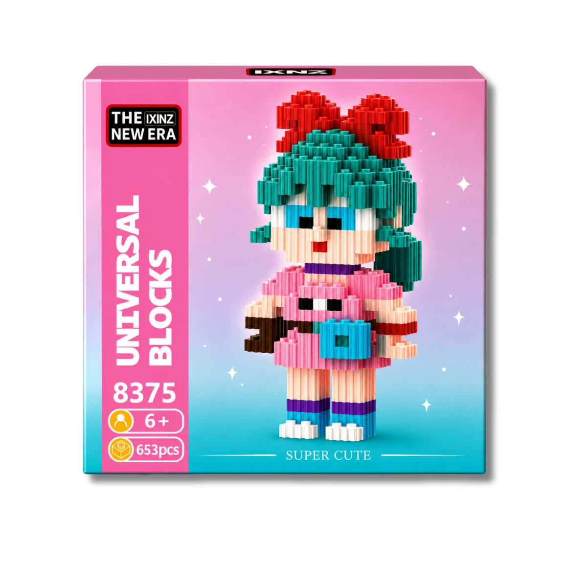 Figura Armable Mini Bloques Bulma Dragon Ball
