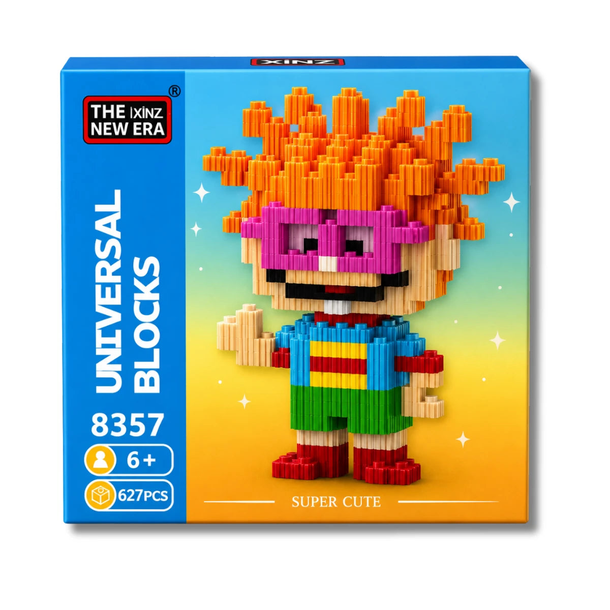 Figura Armable Mini Bloques Carlitos Rugrats