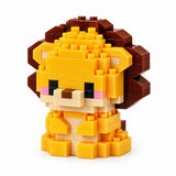 Figura Armable Mini Bloques León