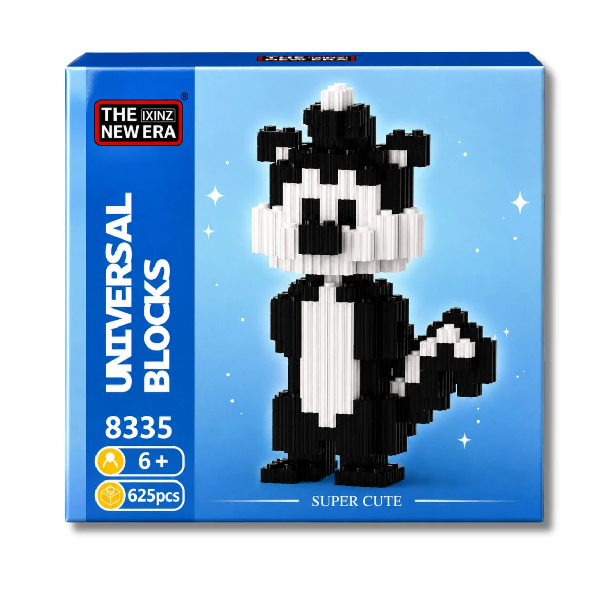 Figura Armable Mini Bloques Pepe Le Pew