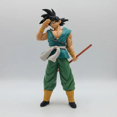 Figura Goku Traje Verde y Báculo Rojo 36 CM