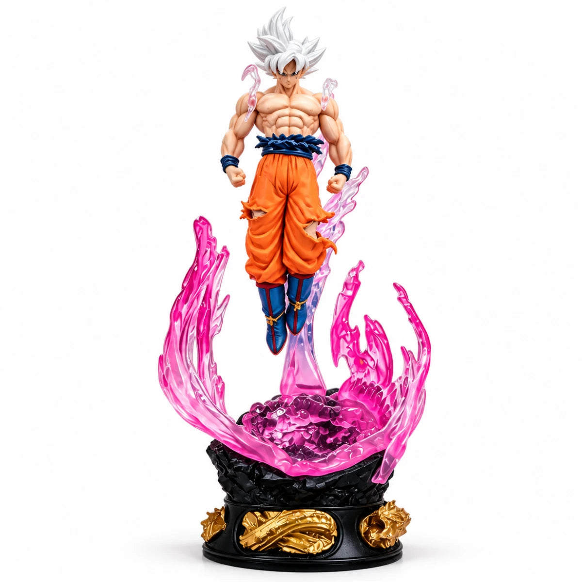 Figura Goku Ultra Instinto con Aura Dragon Ball 24 cm
