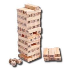Jenga Juego de Mesa Familiar Con dados