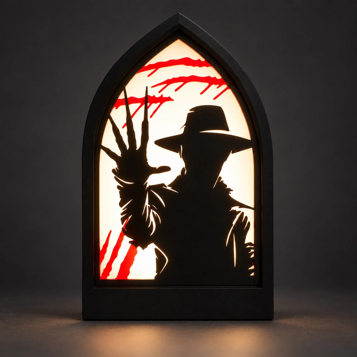 Lámpara Led Terror Freddy Krueger Saludo