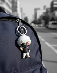 Llavero 3D PVC Ken Kaneki de Tokyo Ghoul
