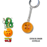 Llavero Esfera del Dragon 4 Estrellas de Dragon Ball