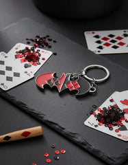 Llavero Metálico Batman Harley Quinn