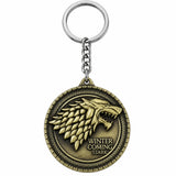 Llavero Metálico Casa Stark Winter Is Coming Game of Thrones