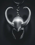 Llavero Metálico Casco Loki