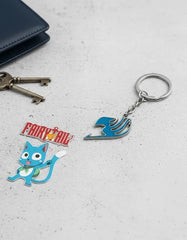 Llavero Metálico Fairy Tail Azul