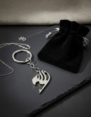 Llavero Metálico Fairy Tail Plateado