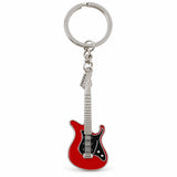 Llavero Metálico Guitarra Eléctrica Roja