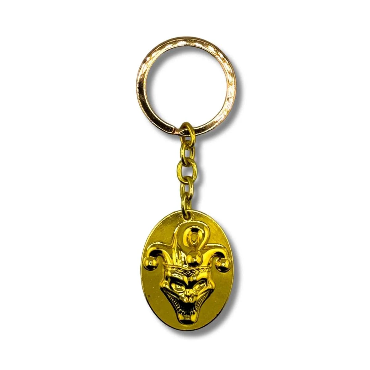 Llavero Metálico Joker Dorado Brillante