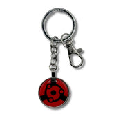 Llavero Metálico Mangekyo Sharingan Eterno Madara Fondo Rojo