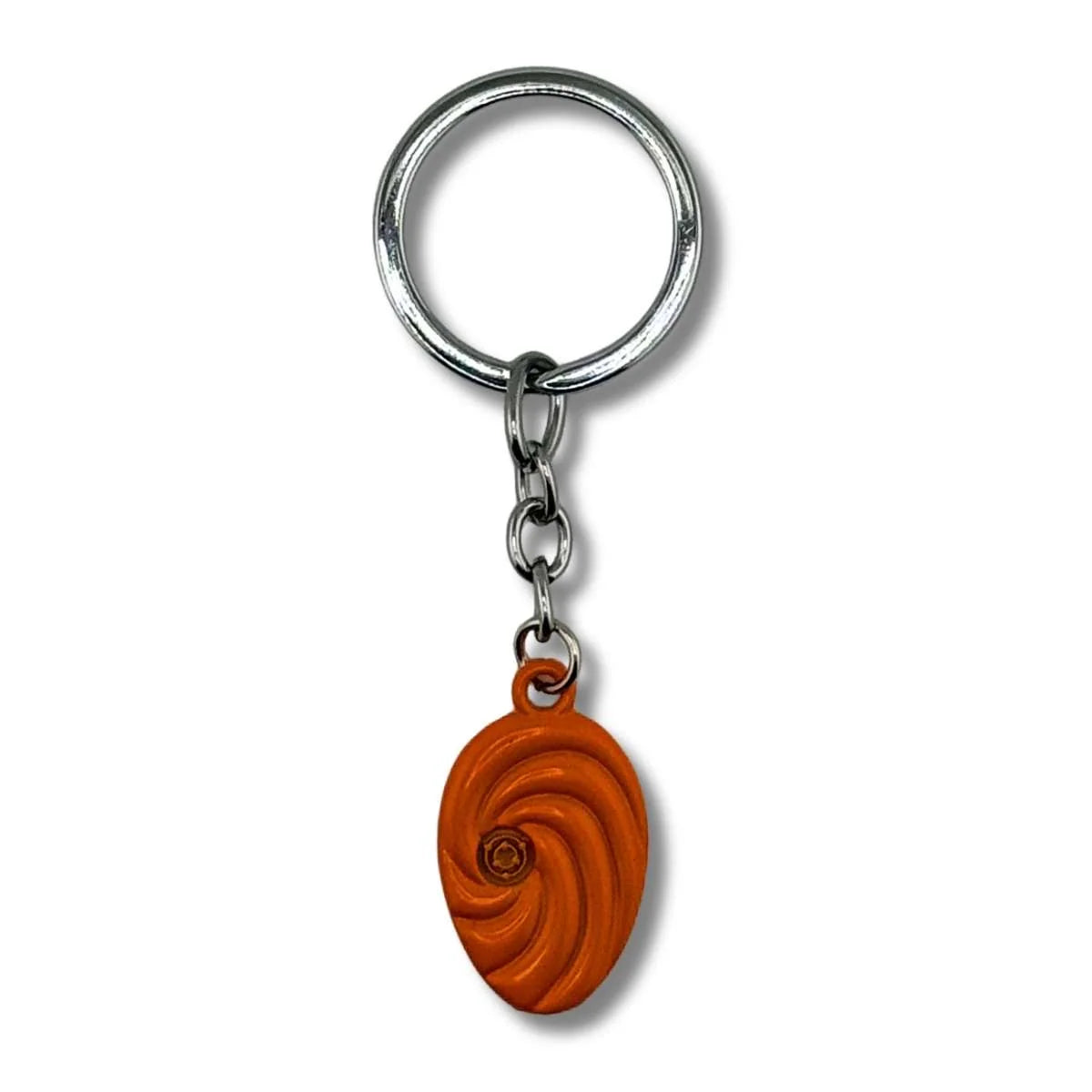 Llavero Metálico Obito Uchiha Naranjado