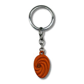 Llavero Metálico Obito Uchiha Naranjado