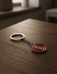 Llavero Metálico Rinnegan Rojo Diez Colas y Urashiki